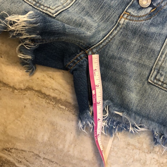 We The Free Jesse Carpenter Denim Shorts  Size 25 - Picture 11 of 12